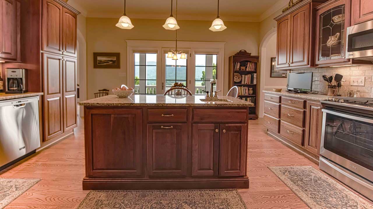 Parker Mountain-kitchen island