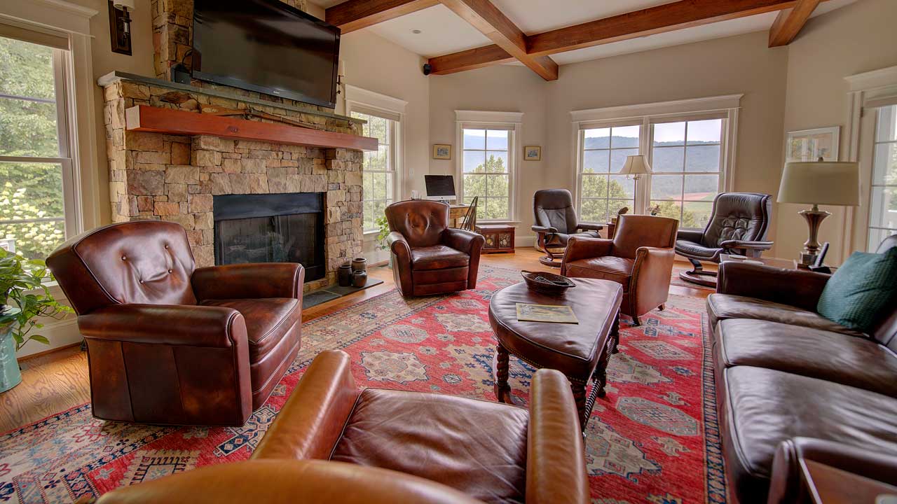 Parker Mountain-living room view