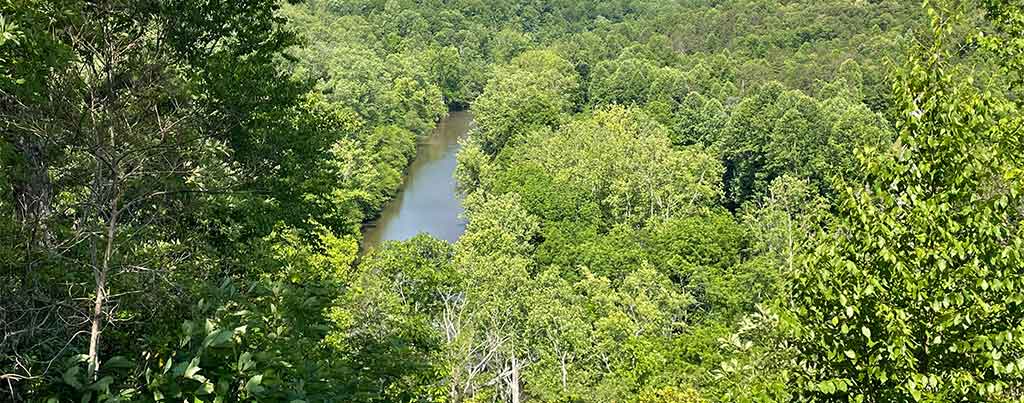 Nelson County retreat with views of the Rockfish River